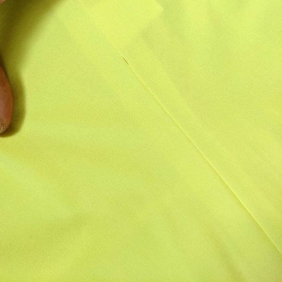 Vintage Yellow Goddess Long Dress with Chiffon Drape and Waist Tie - X-Small? - Picture 16 of 16